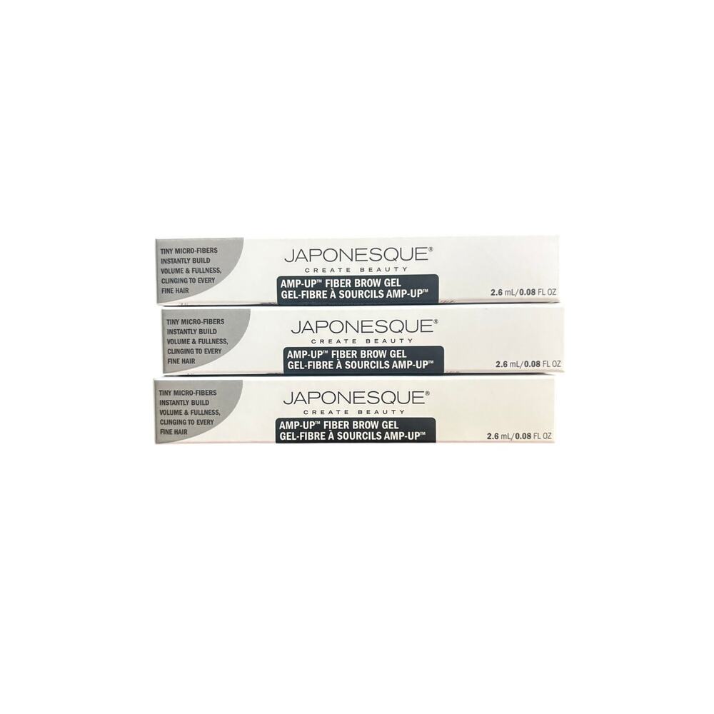 NWT set of 3 JAPONESQUE amp up fiber brow gel in shade light - Picture 5 of 5